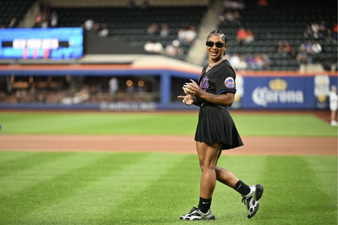 Nike Air Max Muse Silver Metal FV1920-001 Jordan Chiles on Feet