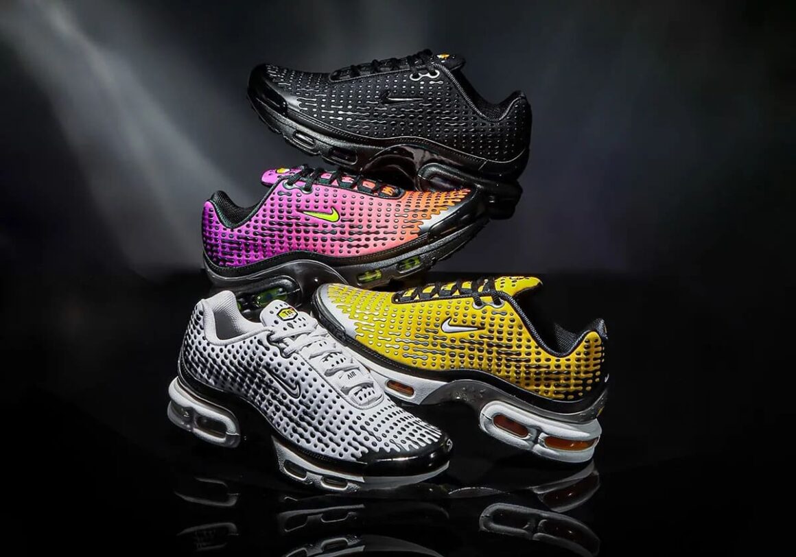 Nike Air Max Plus VII Varsity Maize HQ2197-700 All Black HQ2197-001 HQ2197-100 HQ2197-800 Stacked