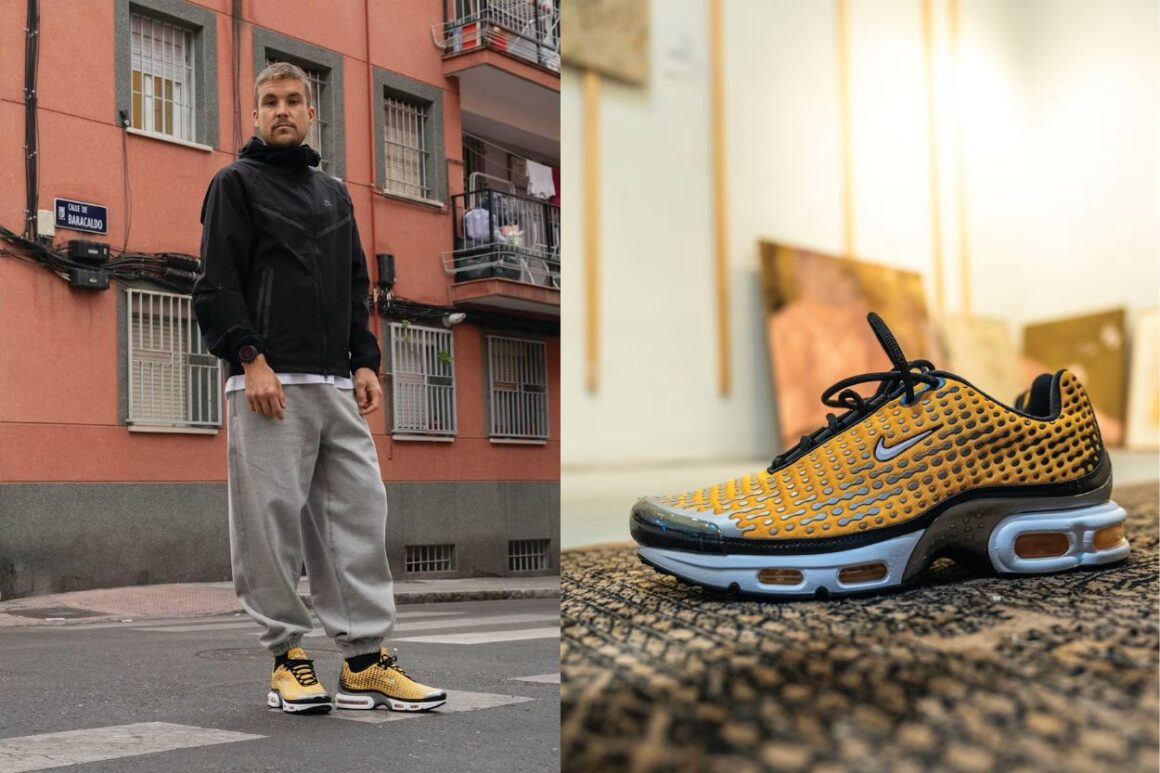 Nike Air Max Plus VII Varsity Maize HQ2197-700 On Feet Outfit