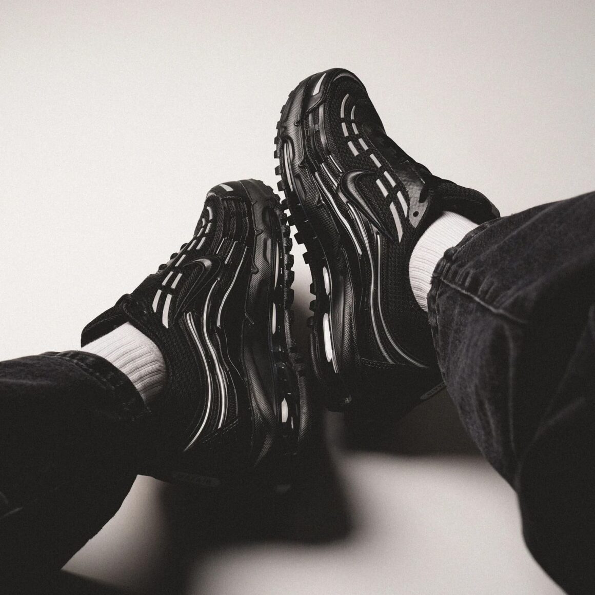 Nike Air Max TL 2.5 FZ4110-002 All BLack On Feet