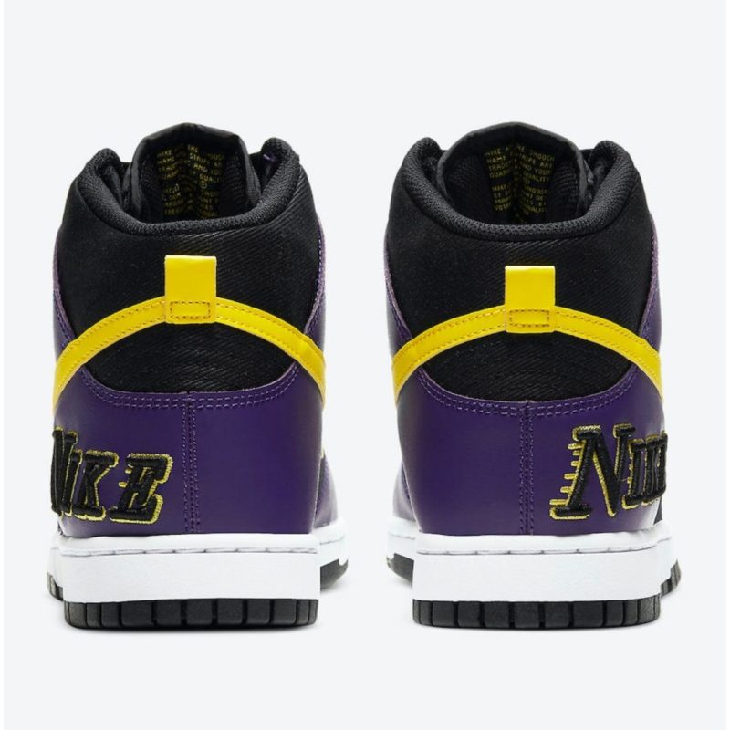 Nike Dunk High EMB Lakers DH0642-001