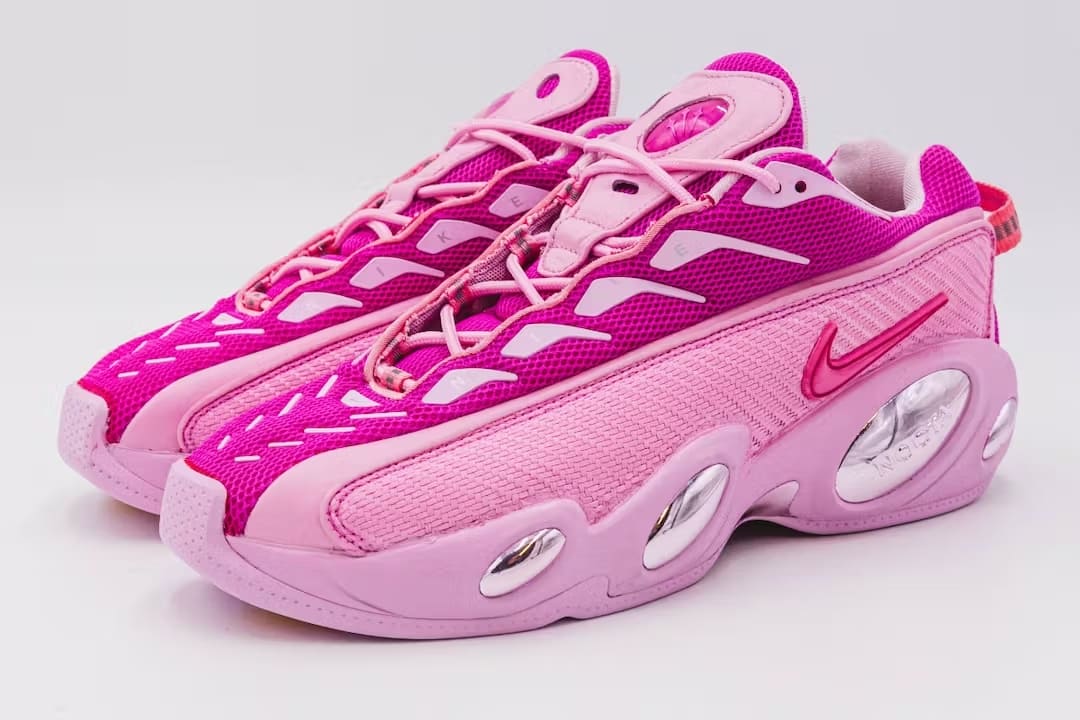 Nike NOCTA Glide Pink The Shoe Surgeon Custom Full Shoes