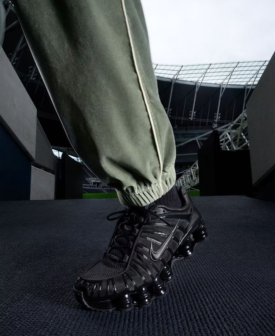 Nike Shox TL Black Hermatite AR3566-002 On Feet