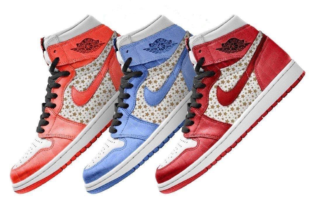 Nike Supreme x Air Jordan 1 High OG Release 2021