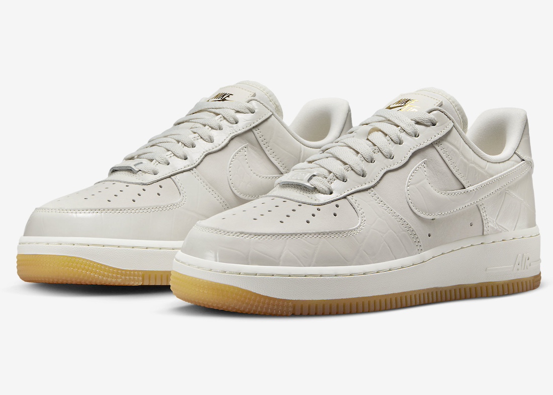 Nike Wmns Air Force 1 Low Phantom Croc DZ2708-001 Full Shoes