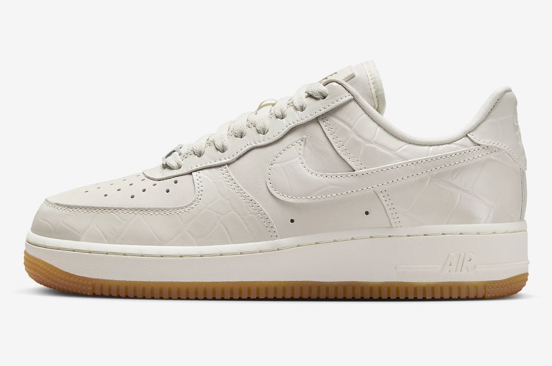 Nike Wmns Air Force 1 Low Phantom Croc DZ2708-001 Lateral