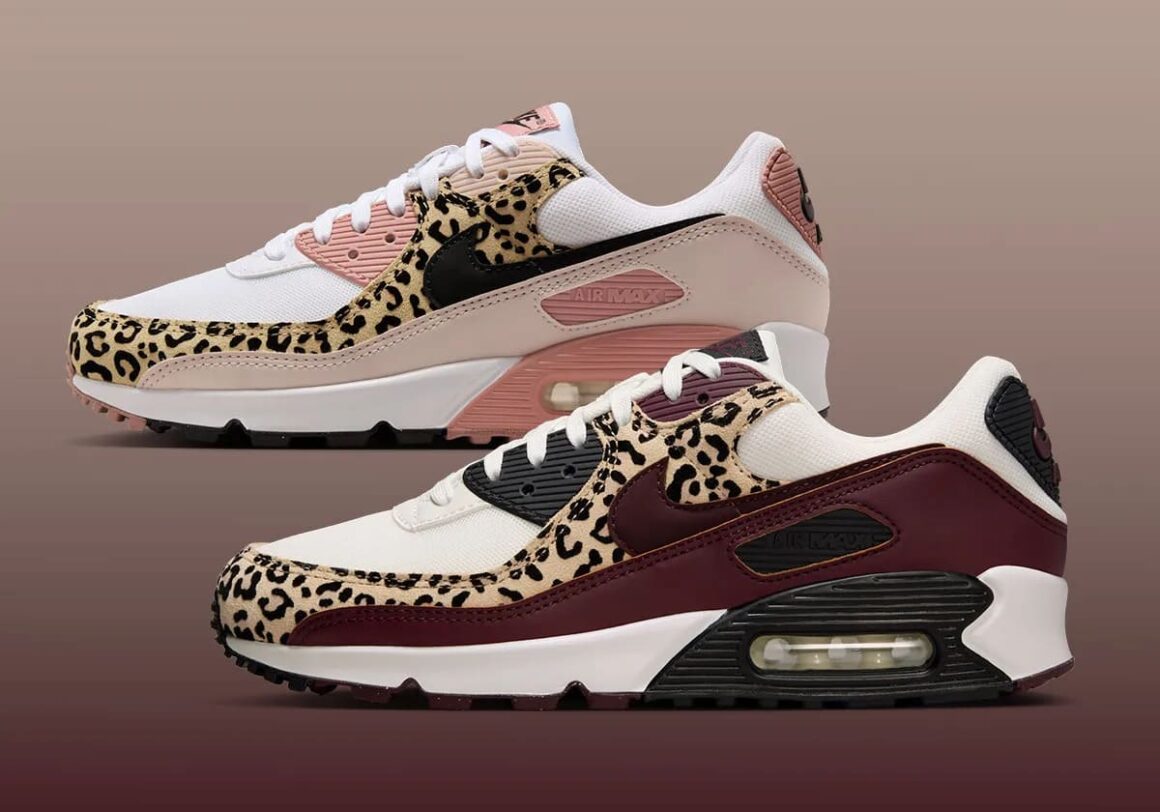 Nike Wmns Air Max 90 Leopard Pack IF1619-101 IF1619-102 Lateral