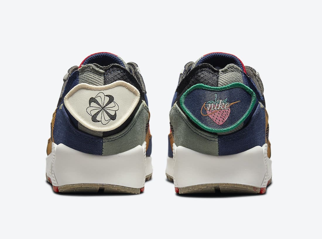 Nike Wmns Air Max 90 Scrap QS DJ4878-400 Back Patches