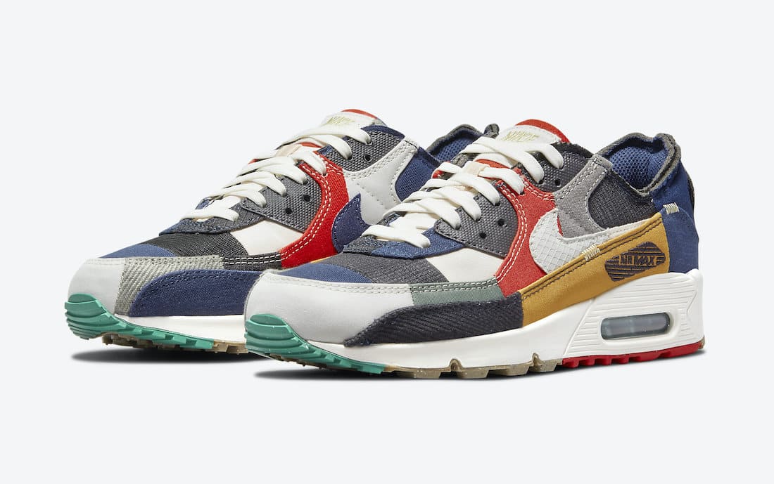 Nike Wmns Air Max 90 Scrap QS DJ4878-400 Frontside