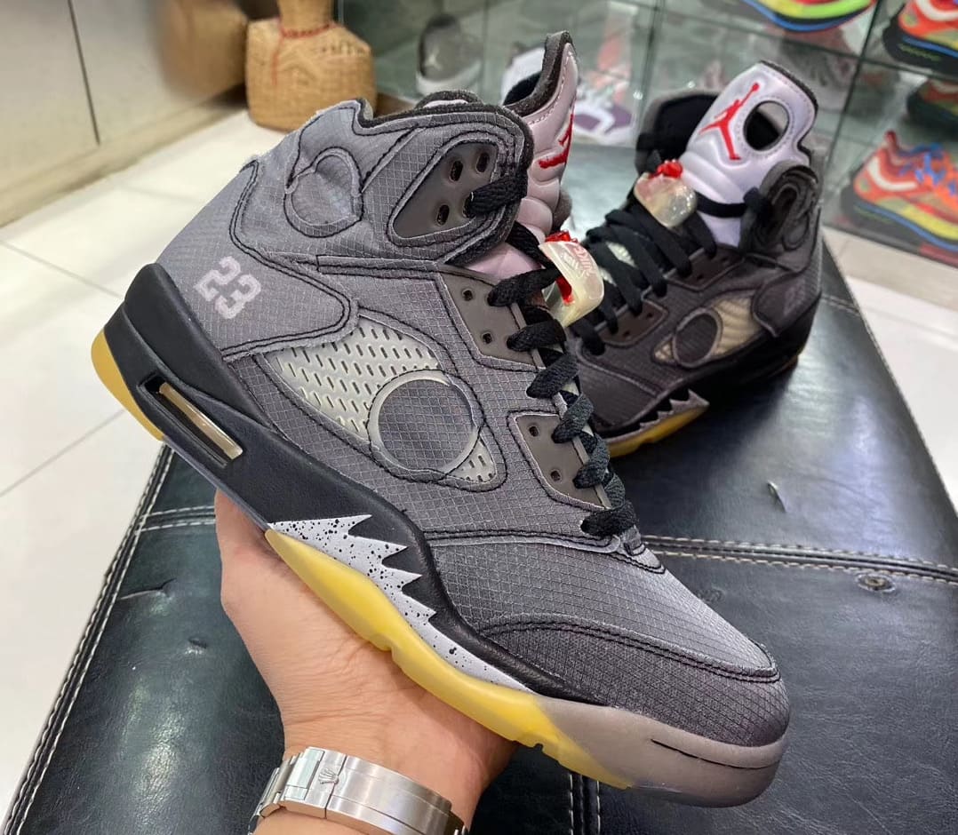 off white jordan 5 release time