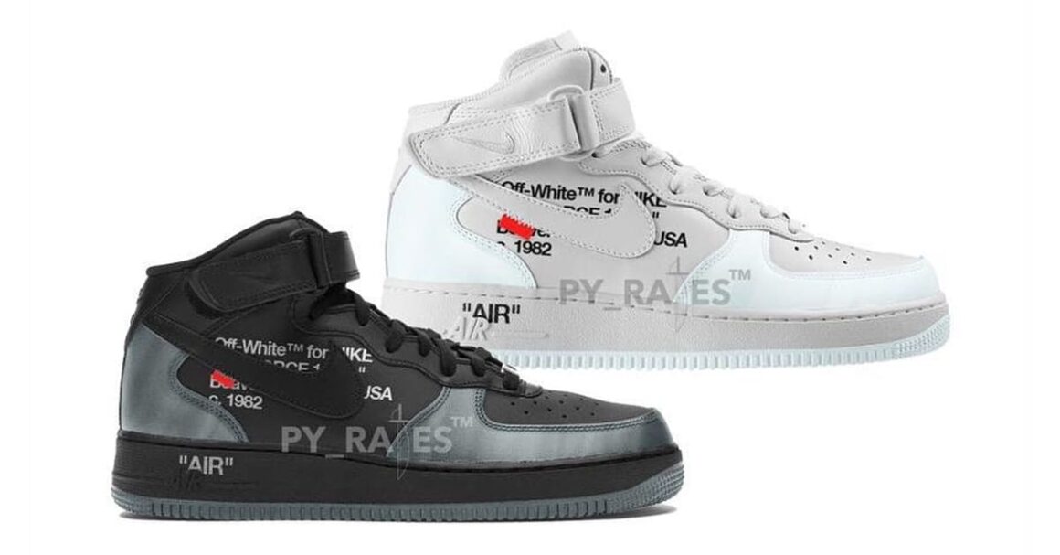 Off-White x Nike Air Force 1 2002 Mock up