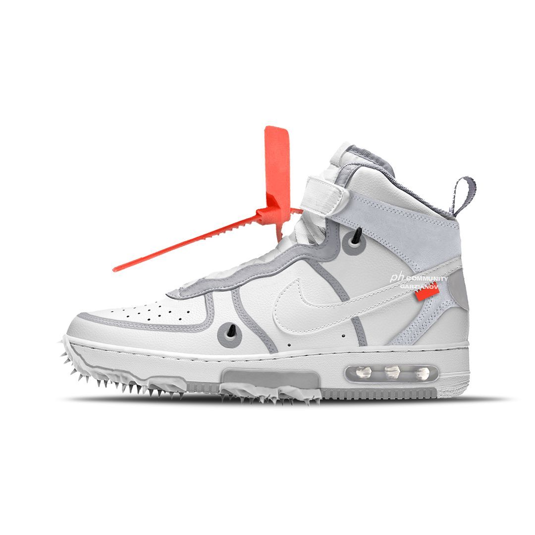 Off-White x Nike Air Force 1 2002 White Leak