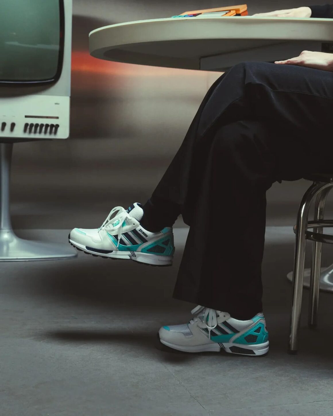 Overkill x adidas ZX 8000 Away KI5108 on Feet
