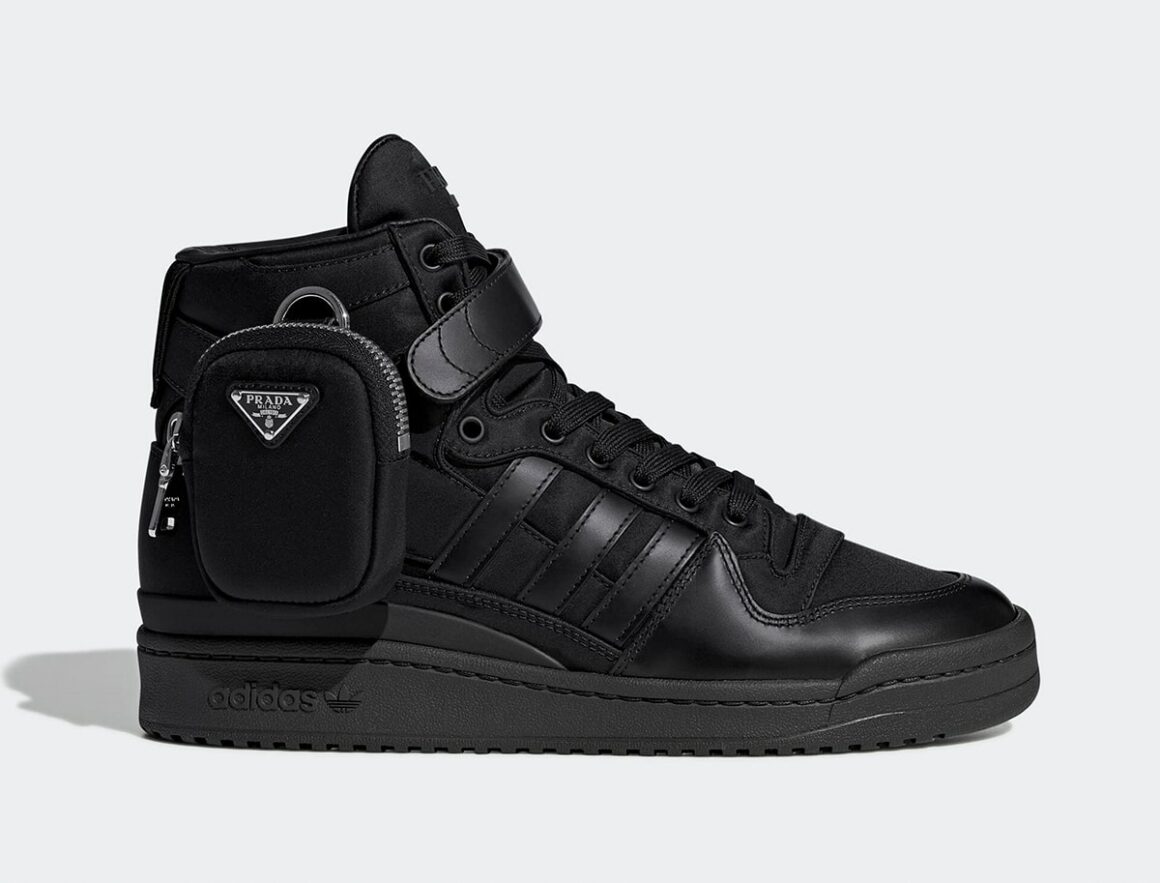 Prada Re-Nylon x adidas Forum Hi Black GY7040