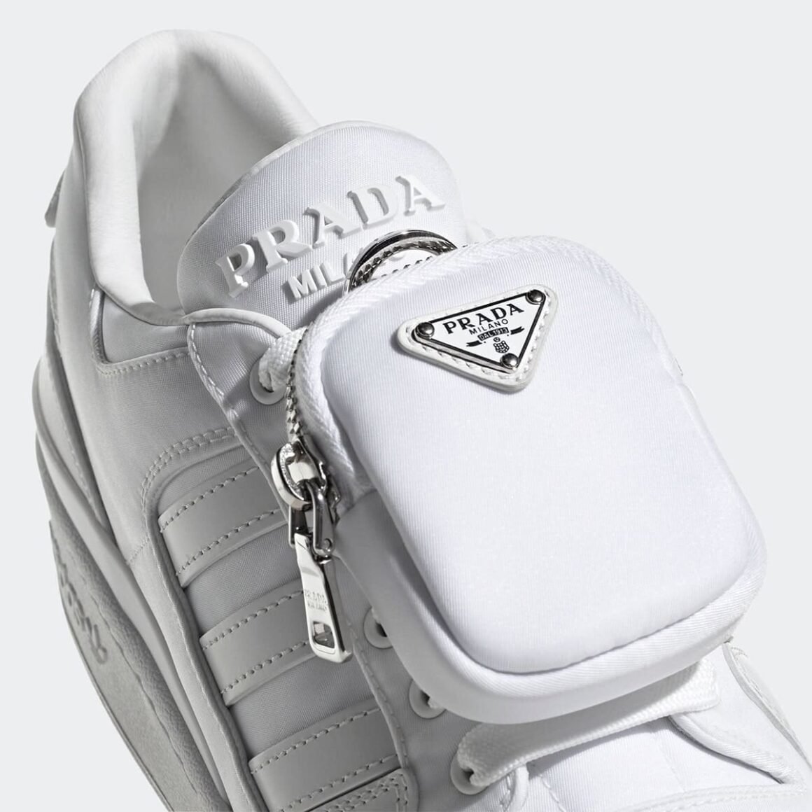 Prada Re-Nylon x adidas Forum Low White GY7042 Detail