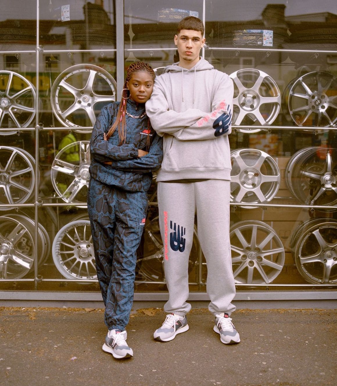 SNS x New balance Blue Racer Capsule Collection Tracksuit