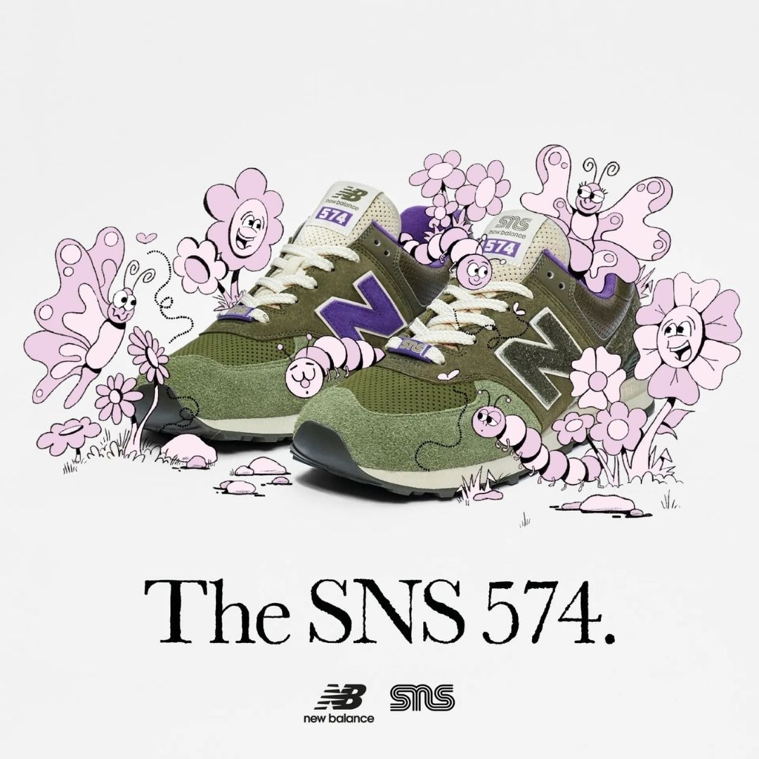 SNS x New-Balance 574 MI574ns2 Artwork