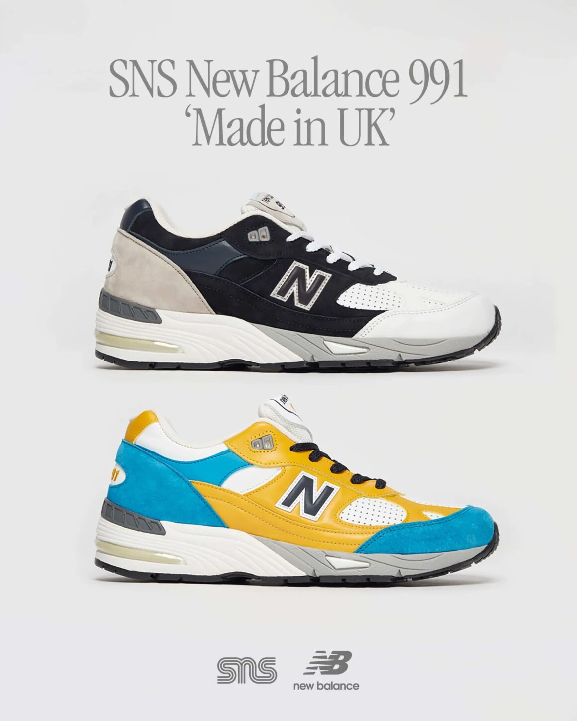 SNS x New Balance 991 Made in UK M991EF M991PJ Artwork