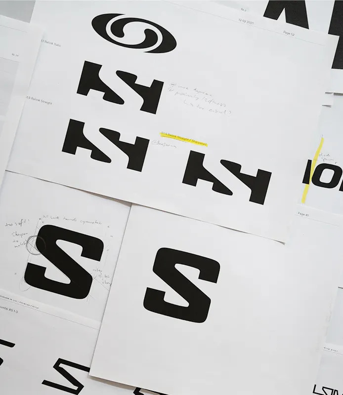 Salomon Logo S Monogramm Design Drafts