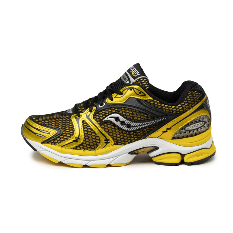 Saucony Progrid Triumph 4 Lemon Chrome S70704-1 Lateral