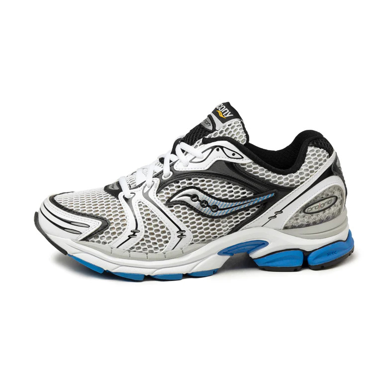 Saucony Progrid Triumph 4 White Silver S70704-3 Lateral