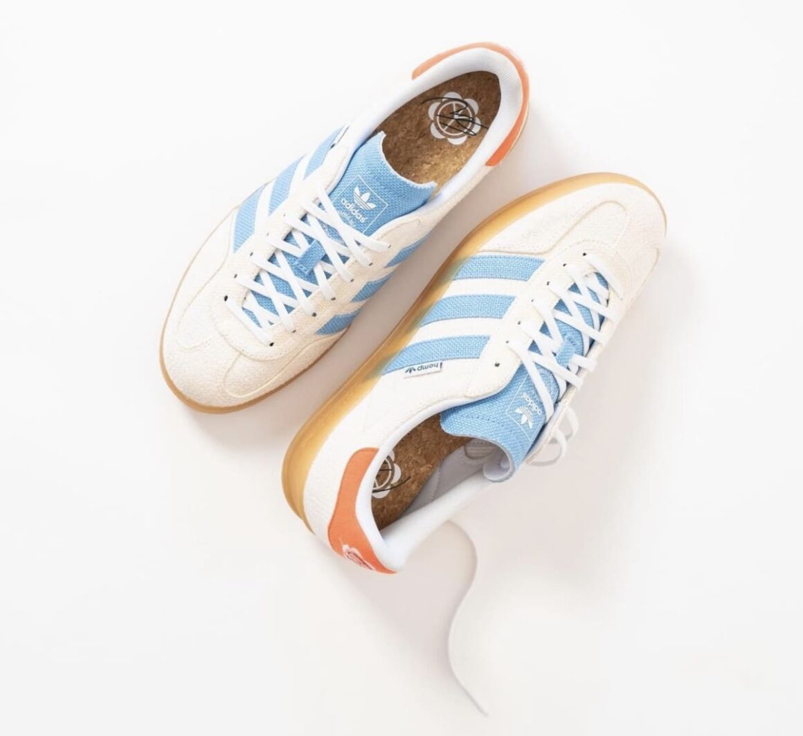 Sean Wotherspoon x adidas Gazelle Hemp White Topview