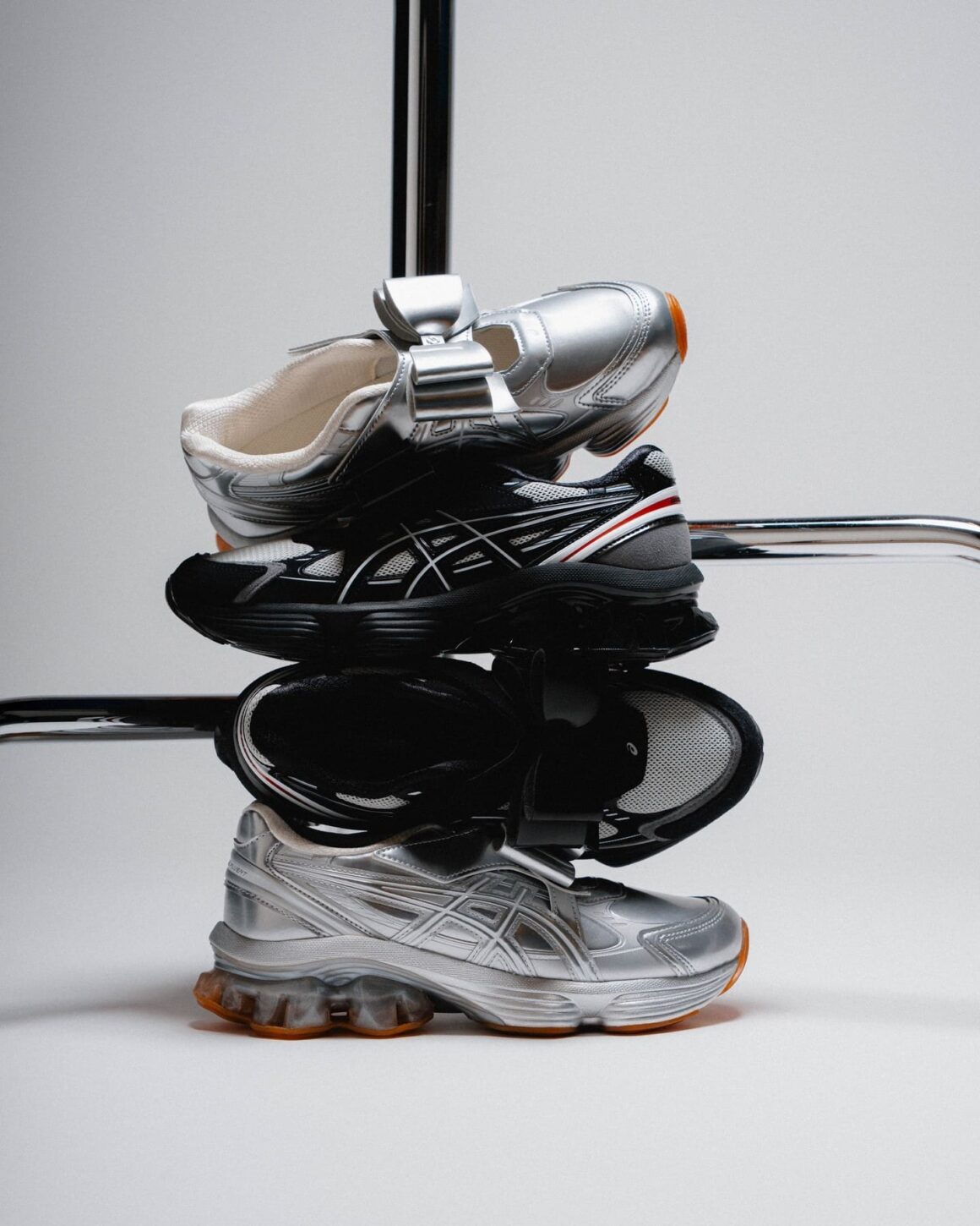 Shushu Tong x Asics Gel-Kinetic Fluent 1203A915-020 1203B021-020 Stacked