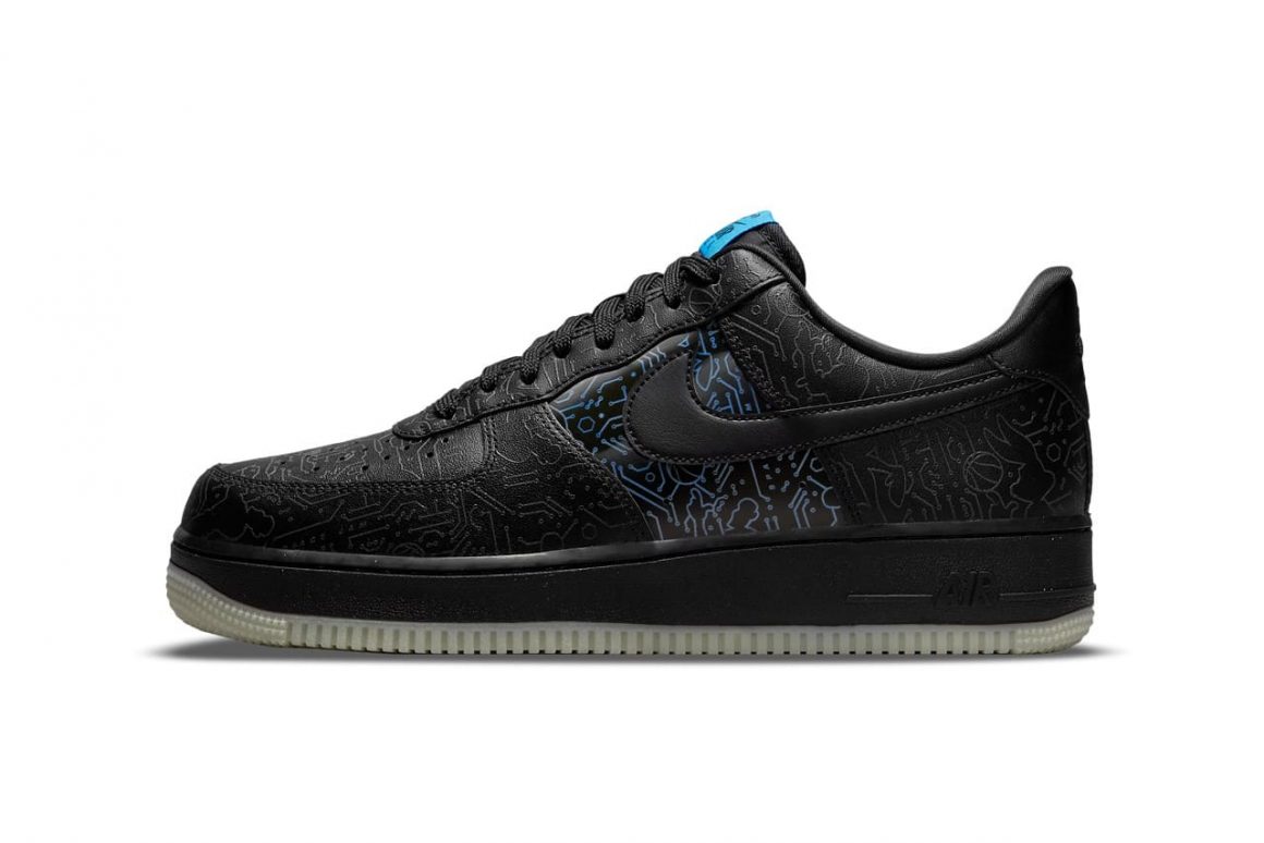 Space Jam x Nike Air Force 1 Low Computer Chip Lateral