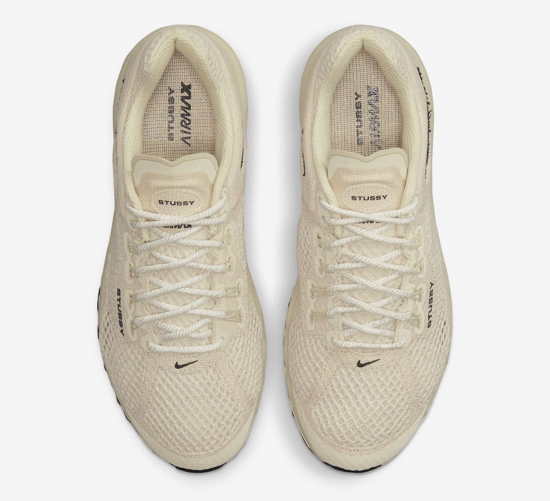 Stüssy x Nike Air Max 2013:2015 Fossil Hemp DM6447-200 Toebox