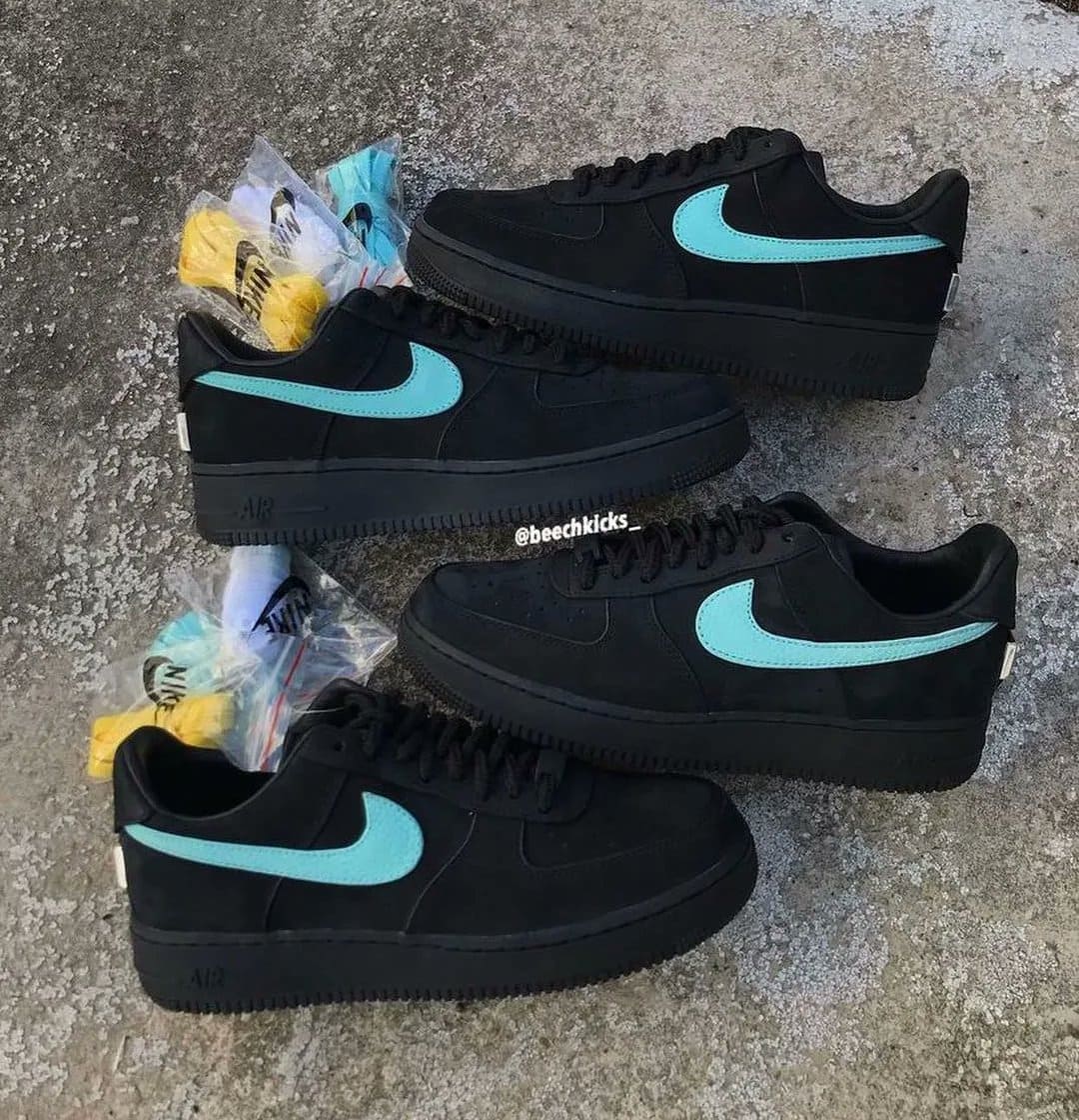 Tiffany & Co. x Nike Air Force 1 Low DZ1382-001 Leak Laces