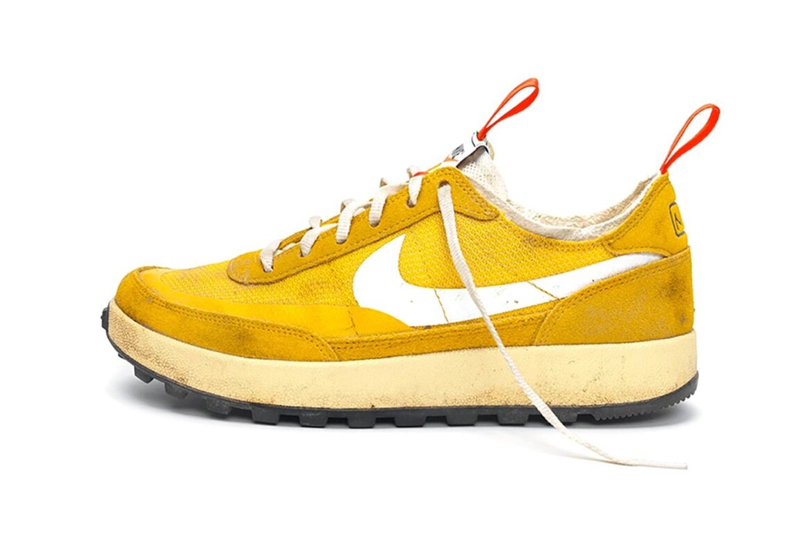 Tom Sachs x NikeCraft General Purpose Shoe Dark Sulfur DA6672-700 Lateral