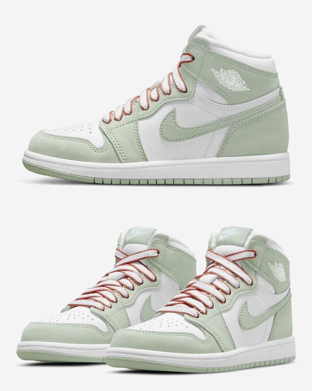 WMNS Air Jordan Retro 1 High OG Seafoam Release 2021