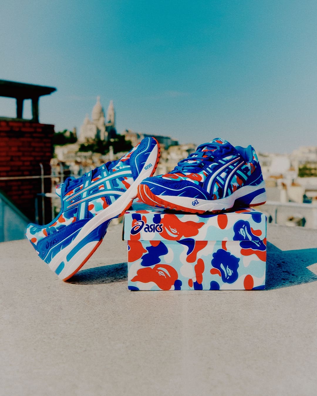 A Bathing Ape x Asics France Gel-1090 Box