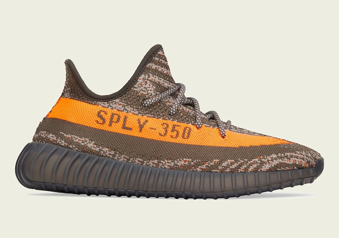 adidas Yeezy Boost 350 v2 Carbon Beluga HQ7045 Lateral