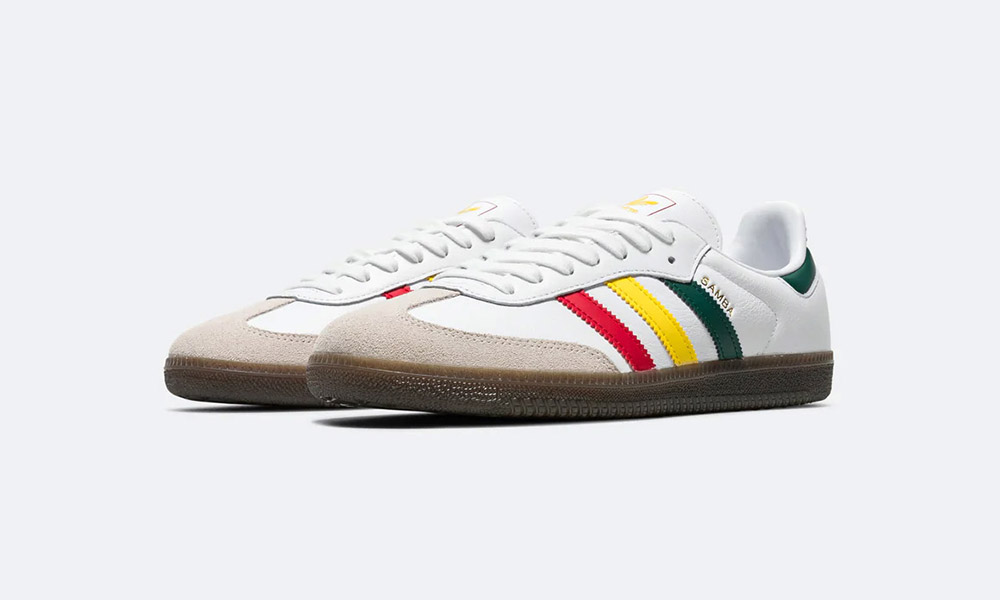 adidas samba reggae pack white paar
