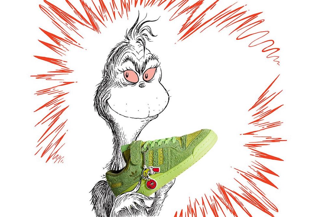 adidas x The Grinch Forum Low HP6772 Artwork Grinch