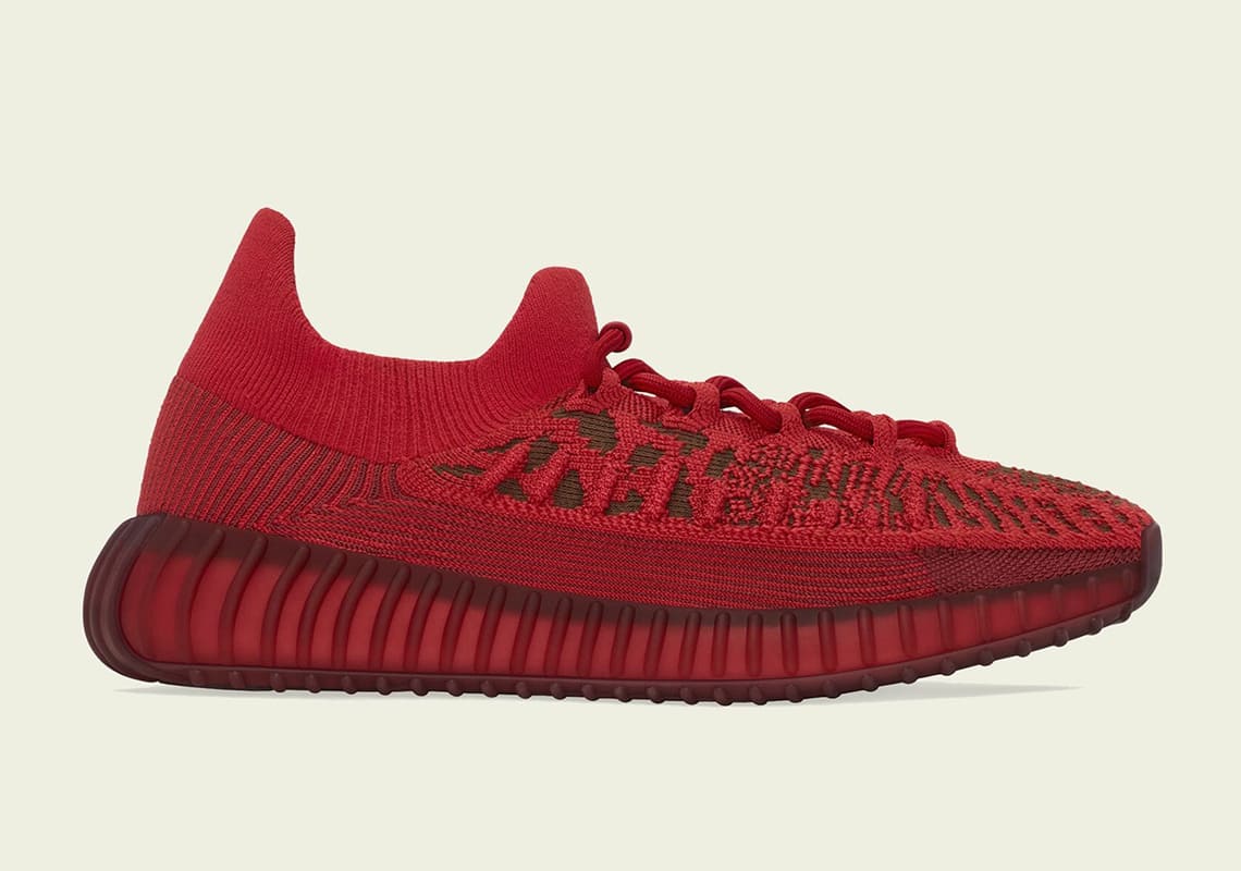 YEEZY BOOST 350 v2 CMPCT Slate Red GW6945 Lateral