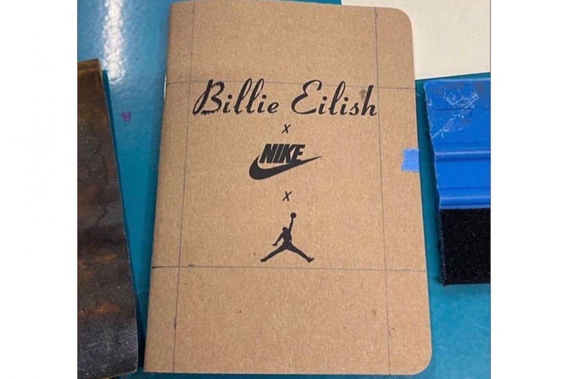 Billie Eilish x womens real nike air jordans 6 girls shoes sale KO Notebook