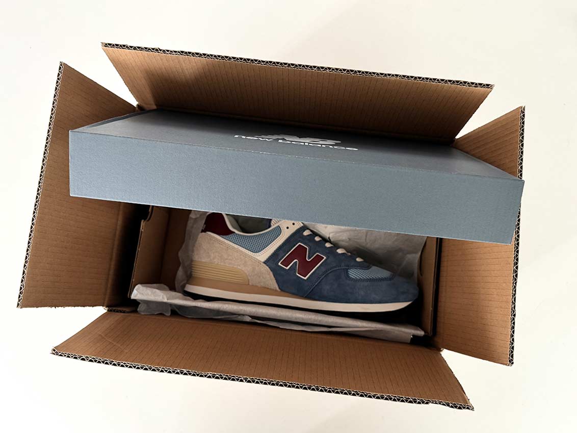 new balance 574 doppel verpackt