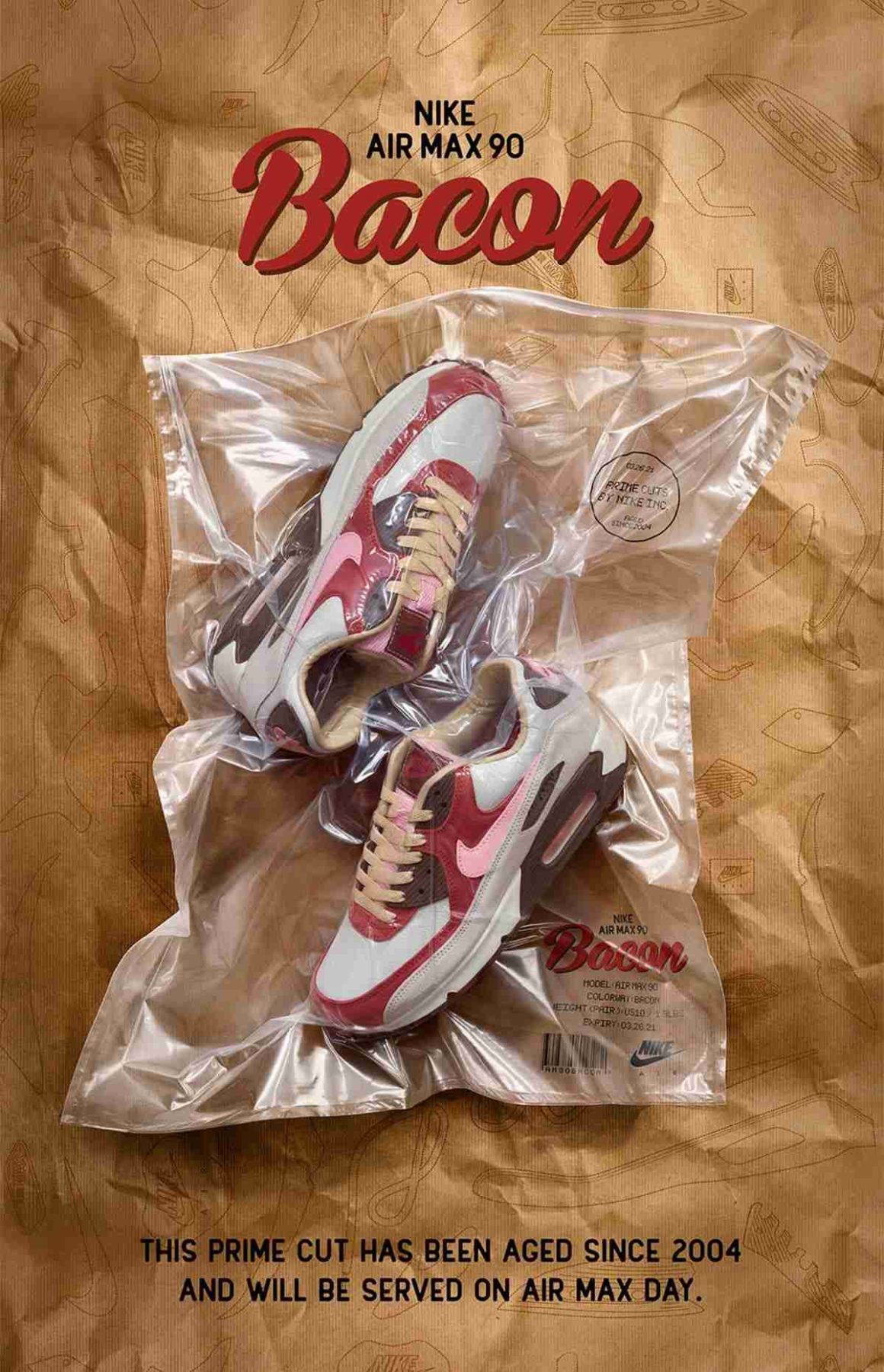 DQM x Nike Air Max 90 Bacon CU1816-100