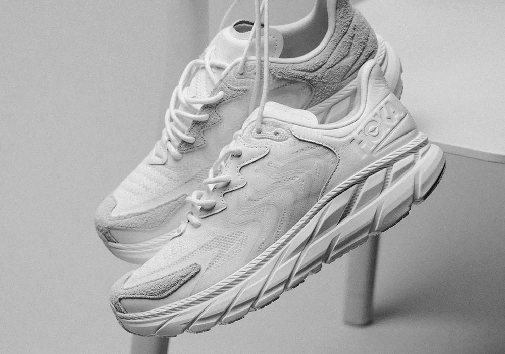 hoka clifton allwhite