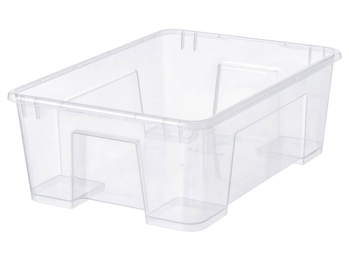 Ikea Samla Box in transparent