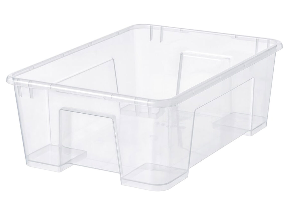 Ikea Samla Box in transparent