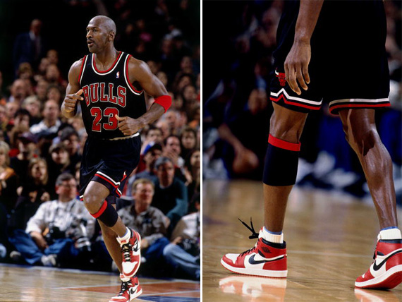 michael jordan wearing 1