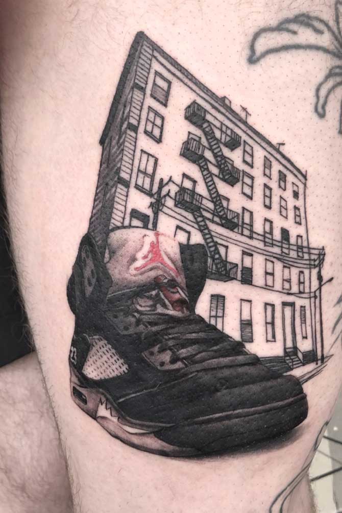 Jordan Schuhe Tattoo