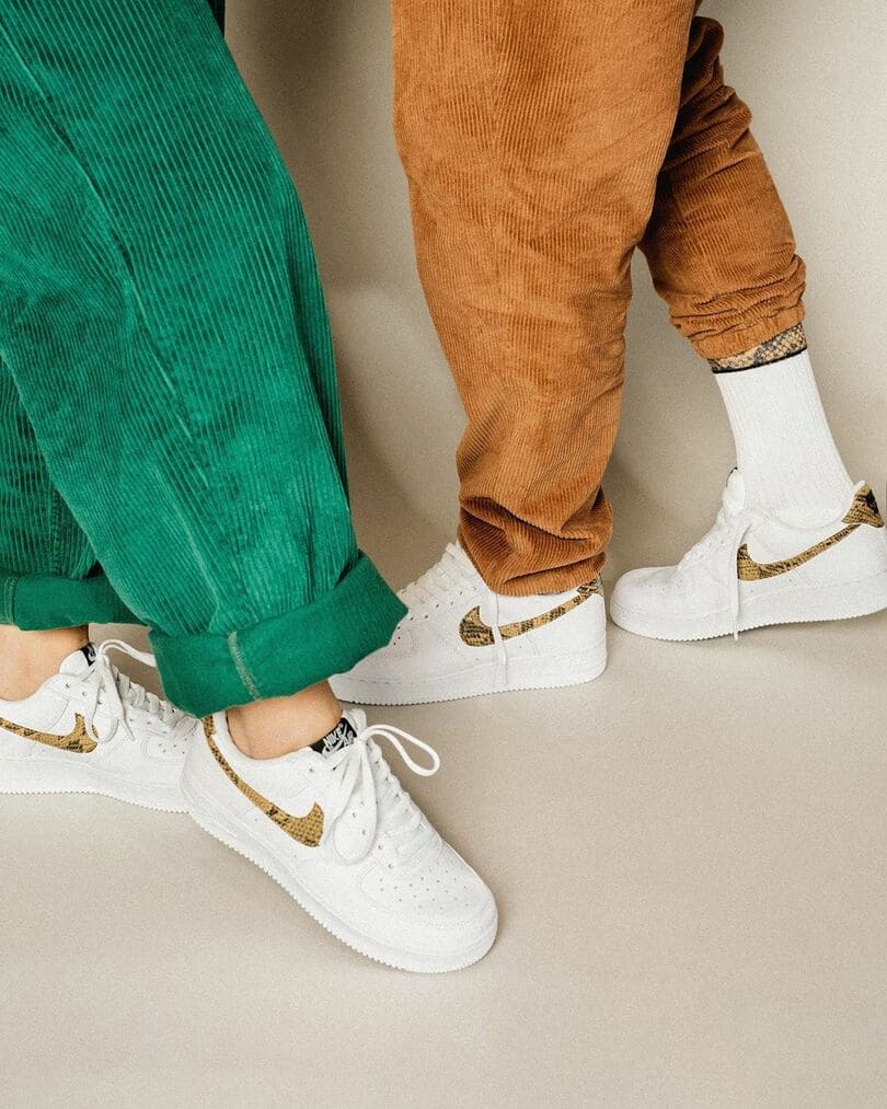 nike air force ivory snake