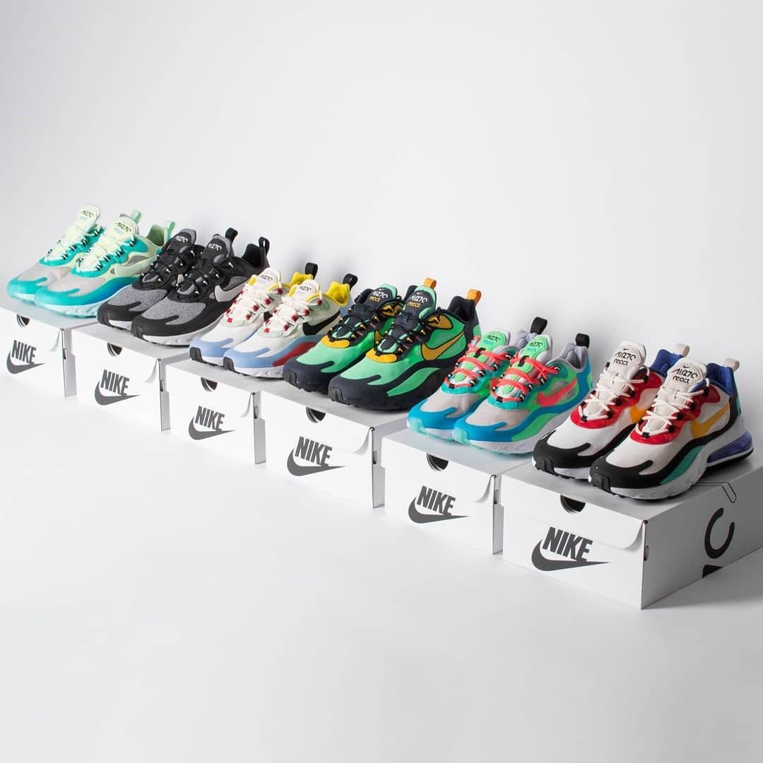 nike 270 react colorways