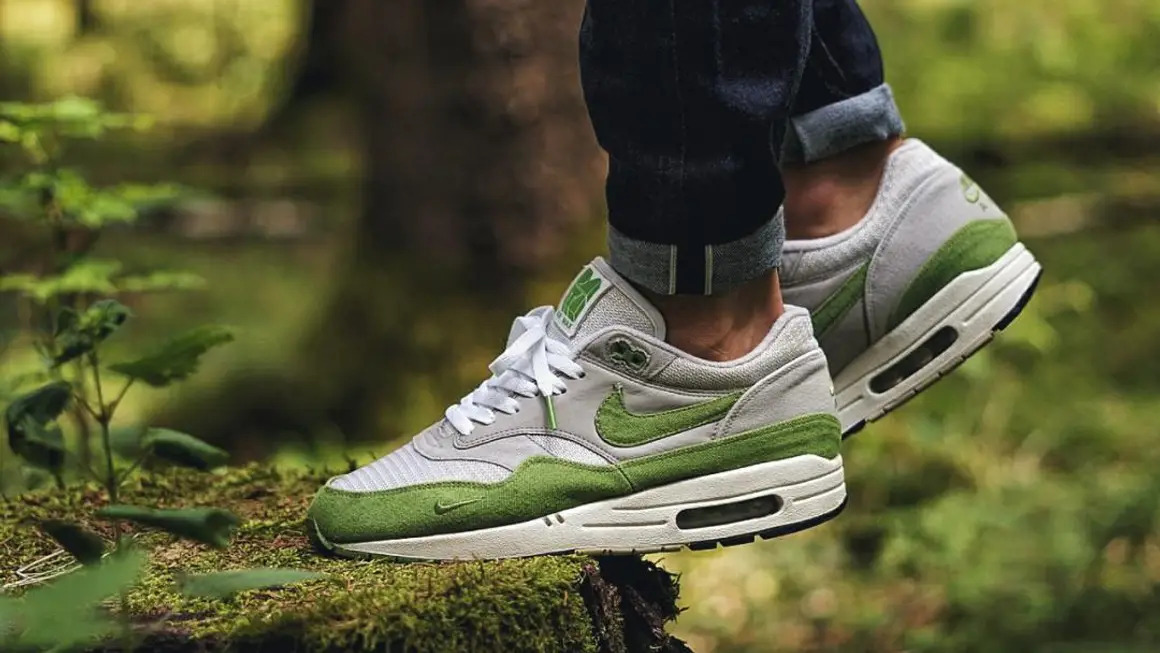 Patta x Nike Air Max 1 Chlorophyll 5th Anniversary On Feet