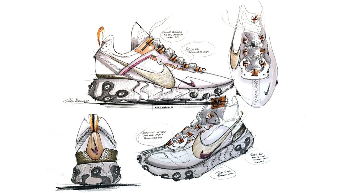 Nike React Element 87 Zeichnung
