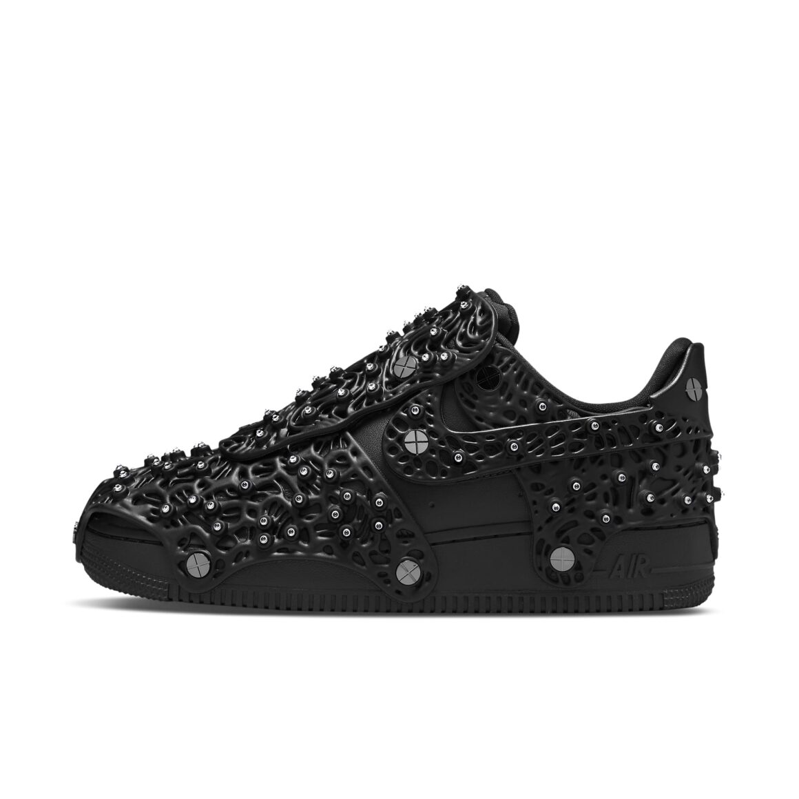 Swarovski x NIke Air Force 1 Low CV7668-001 Lateral